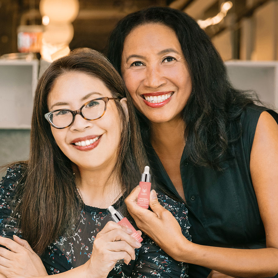 Celeste lee & lorrie king could not find effective skincare for their mature skin, so after decades in the beauty industry they created Caire Beauty a hyaluronic acid peptide based formula that is fermented to provide deeper skin penetration.  This is a product that is pro-aging vs. anti-aging in its approach because they fundamentally believe that skin health is at the core of having beautiful skin.  