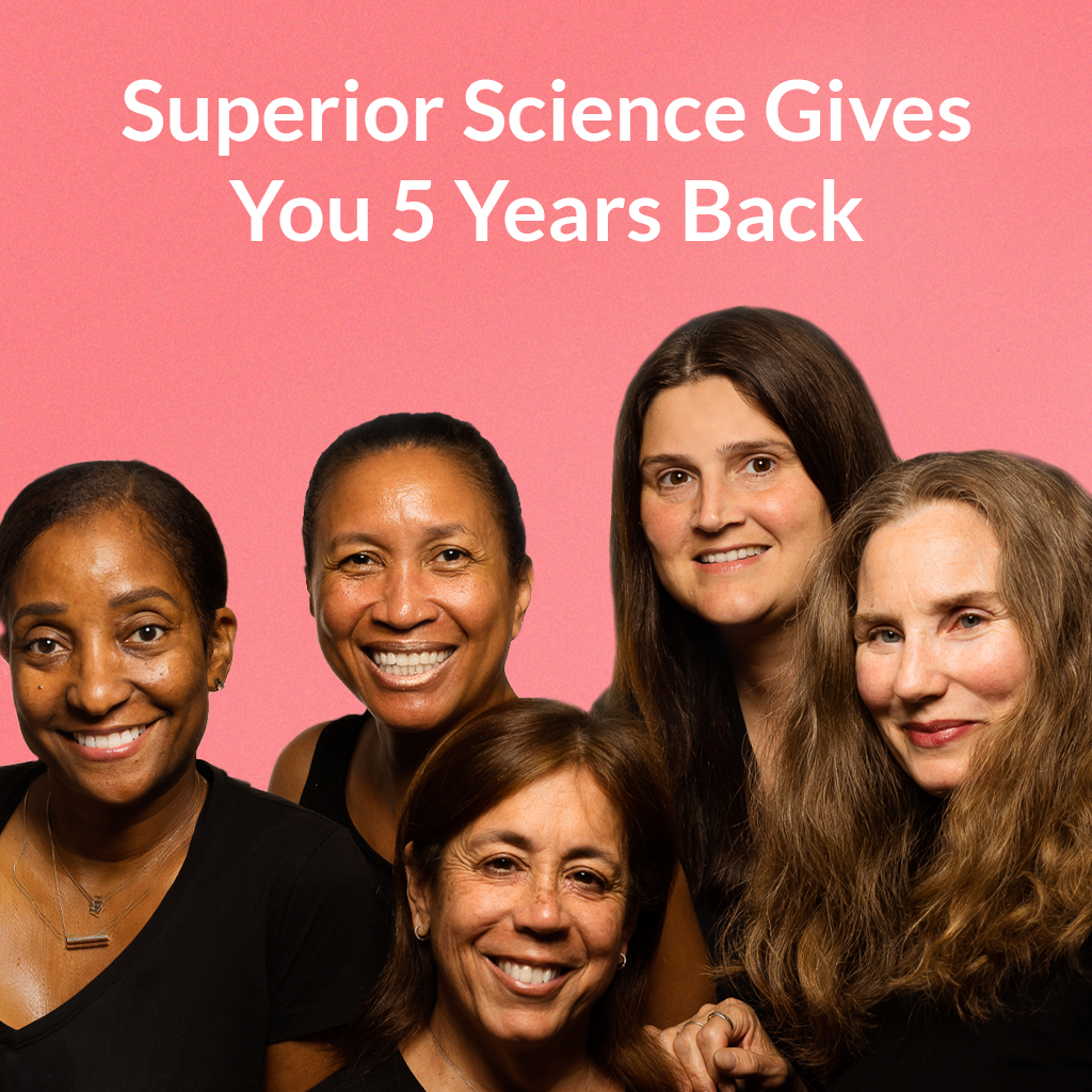 Superior Science Gives You 5 Years Back | Caire Beauty. Celeste & Lorrie gathered their friends together to try their caire products.  After one use each of their friends' skin was glowing even more.  