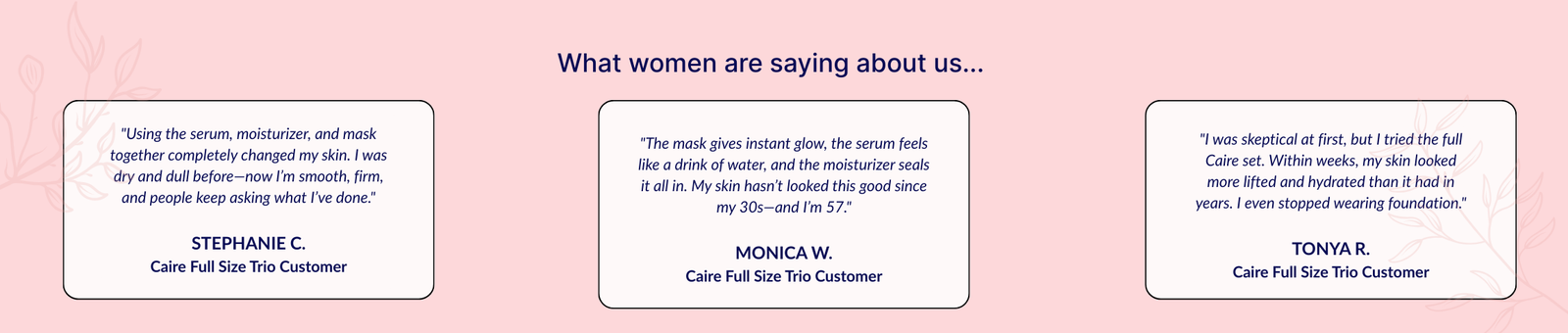 What women are saying about us quotes with leaves
