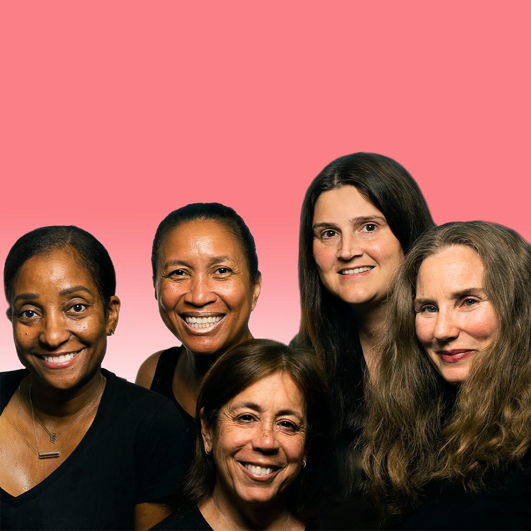 Photos of Caire's friends who just used the Caire mask and serum in their 40s, 50s and 60s