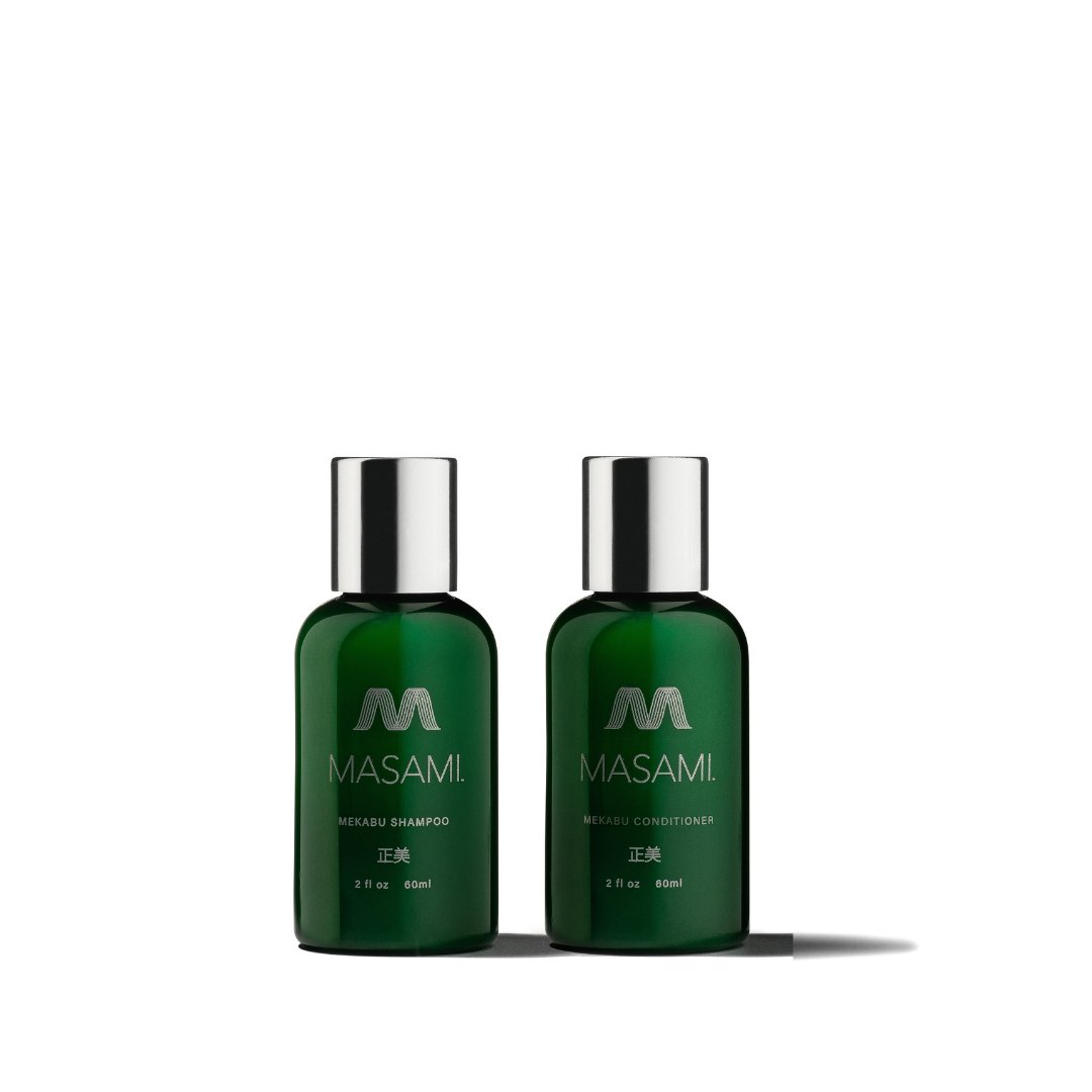 Mekabu Hydrating Travel Shampoo &amp; Conditioner by Masami
