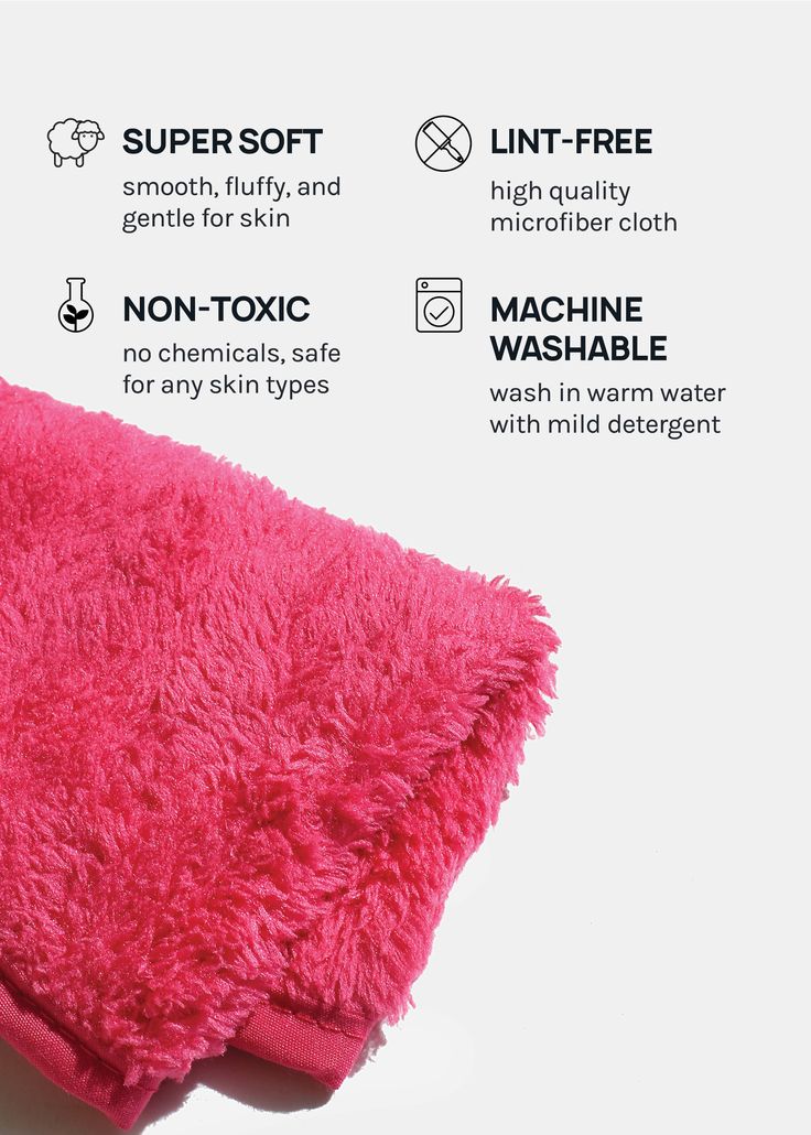 Microfiber Cleansing Mitt [Makeup Remover] by Dreambox Beauty