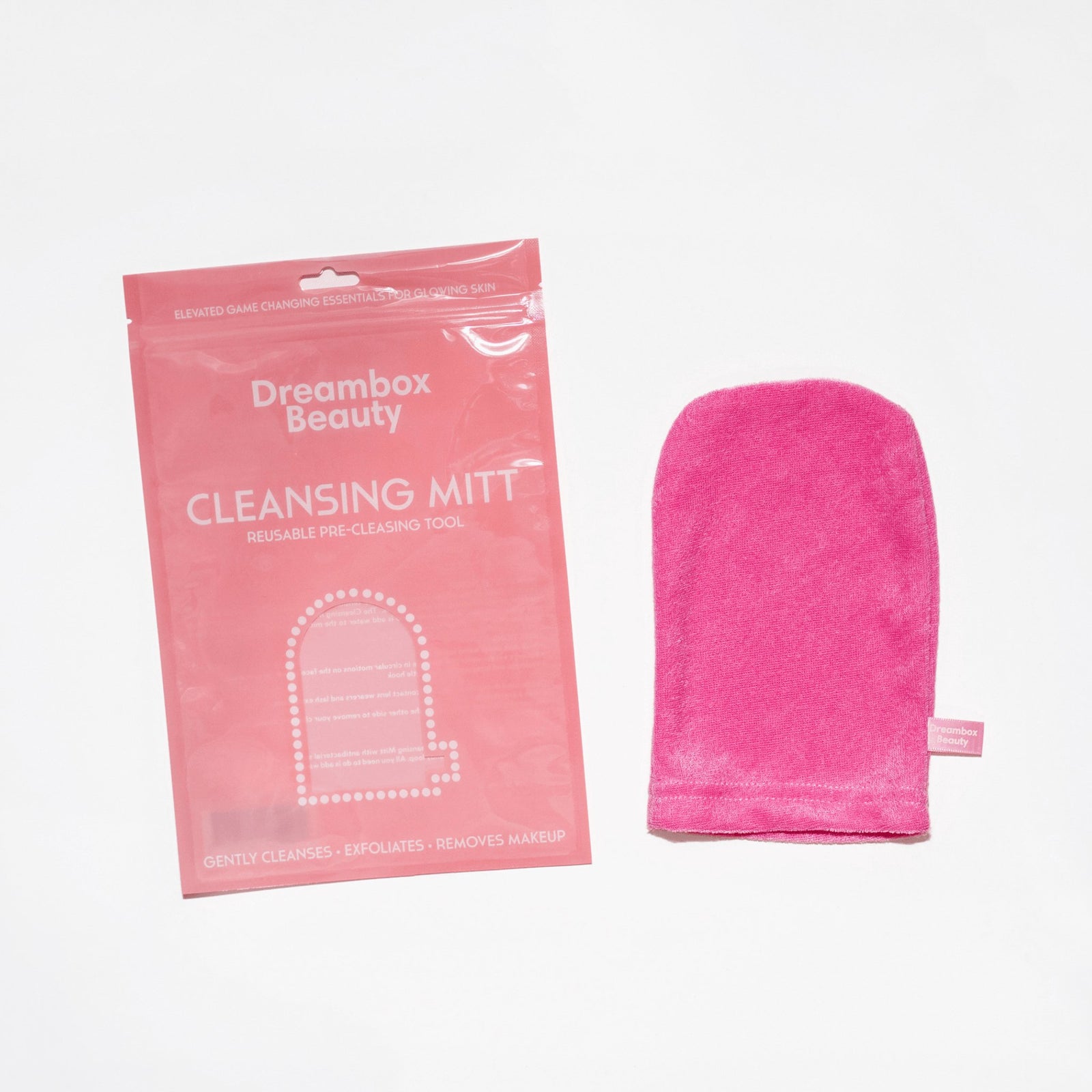 Microfiber Cleansing Mitt [Makeup Remover] by Dreambox Beauty