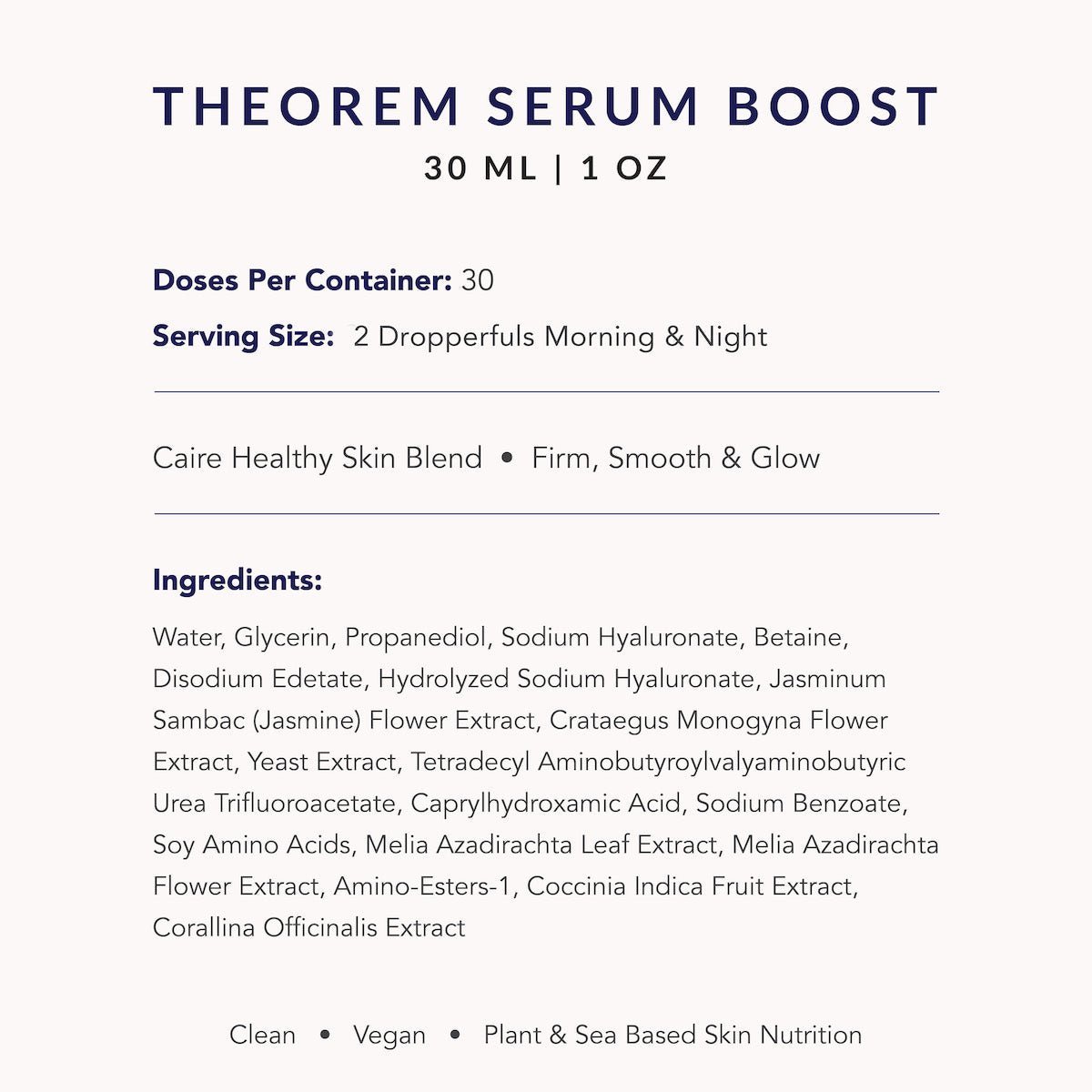 Theorem Serum Boost 30mL | 1 oz. (FACEBOOK)