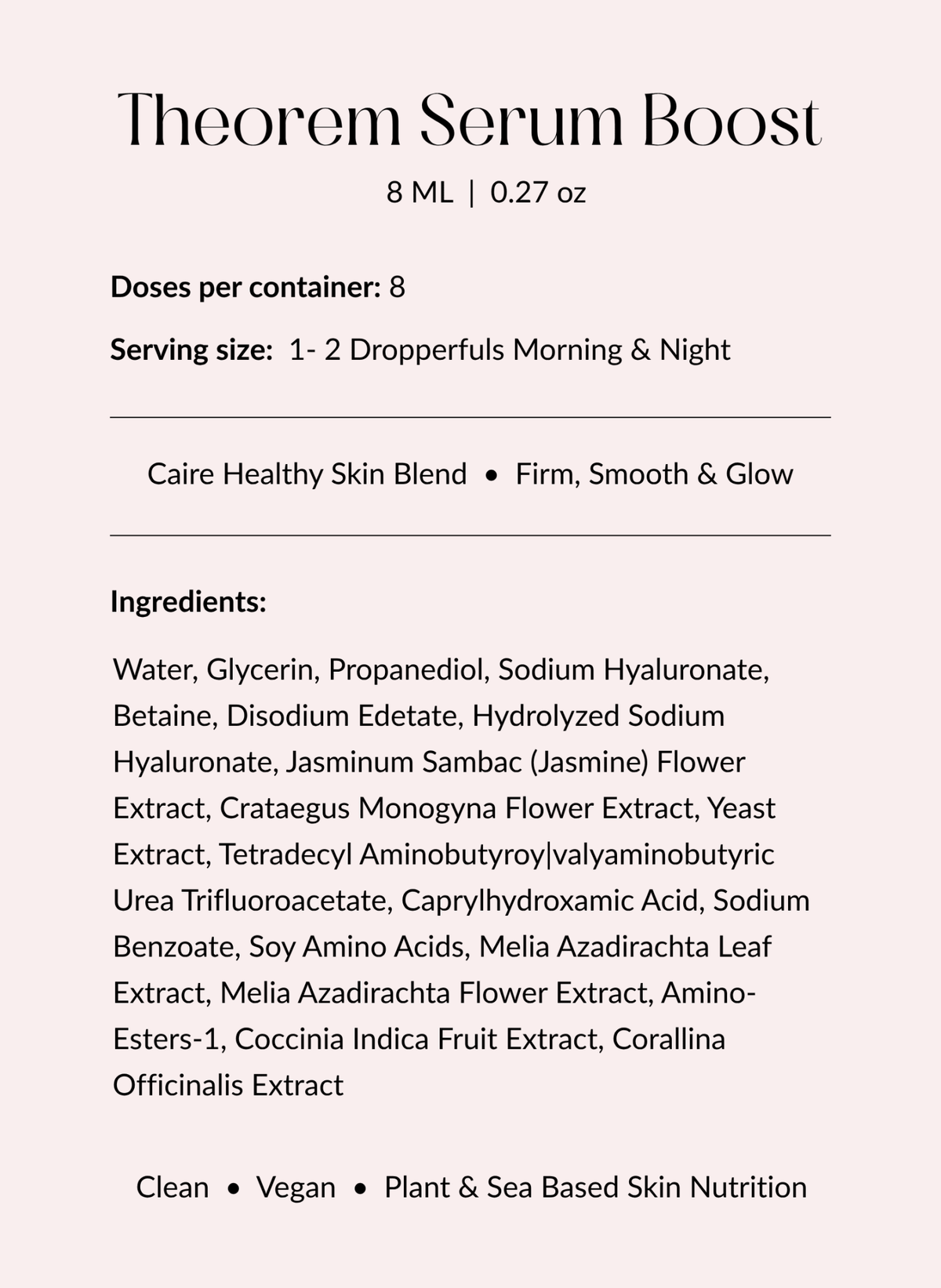 Theorem Serum Boost On The Go Minis 0.27 oz | 8ml (ea)