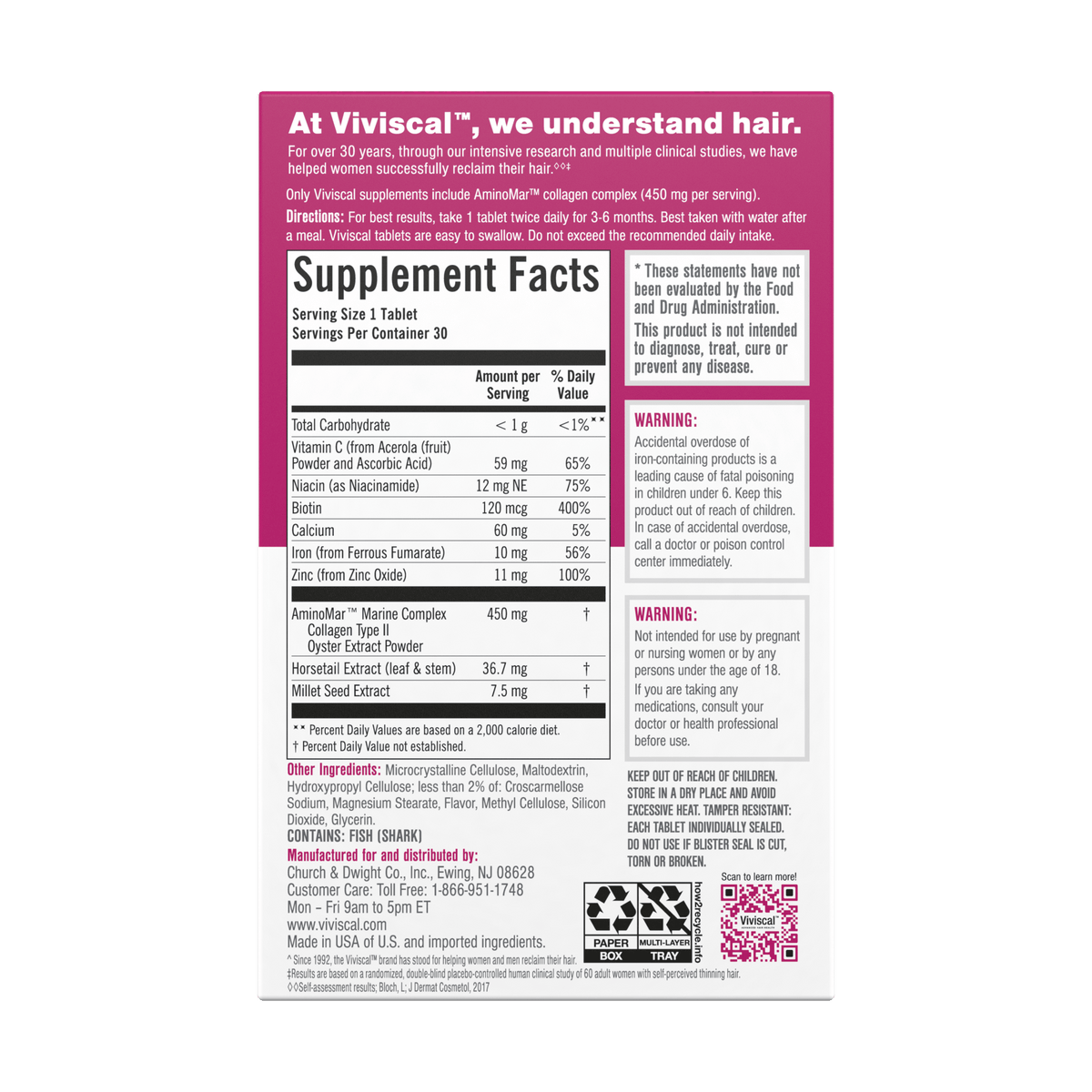 Viviscal Hair Growth Supplement - 15 - Day Starter Pack