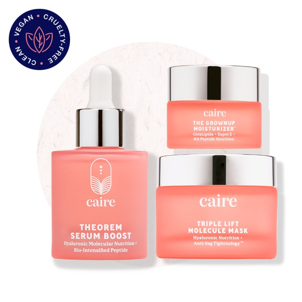 30 Day Trio: Theorem Serum Boost 30mL + Mask 40 mL + Grown Up Moisturizer 15 mL