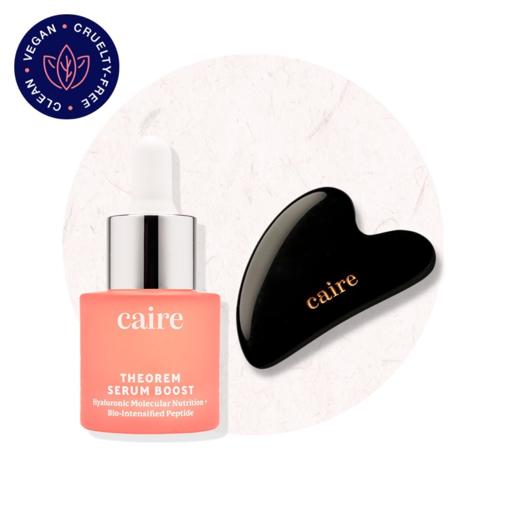 Facial Boost Gua Sha | Serum 15 mL | 0.5 oz &amp; Gua Sha Set