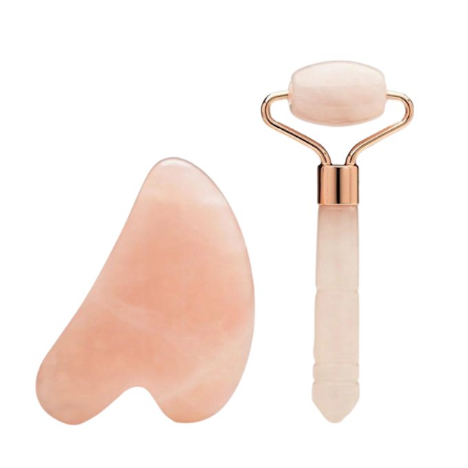 Super Gift: Full Size Trio &amp; Tools | Theorem Serum Boost 30mL | 1oz + Moisturizer 50ml | 1.7oz + Mask 40ml | 1.35oz + Gua Sha + Stress Relief Roller